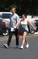 ARIEL WINTER and Levi Meaden Renew Their Driver Licenses in Los Angeles 04/25/2018
