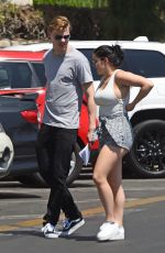 ARIEL WINTER and Levi Meaden Renew Their Driver Licenses in Los Angeles 04/25/2018