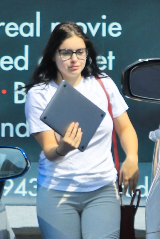 ARIEL WINTER Leaves a Studio in Los Angeles 04/02/2018