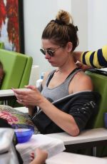 ASHLEY GREENE at a Nail Salon in Beverly Hills 04/26/2018