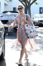 ASHLEY GREENE Shopping at Bristol Farms in Los Angeles 04/16/2018