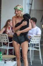 ASHLEY JAMES Out and About in London 04/23/2018