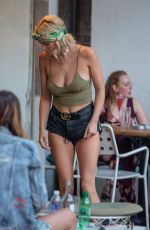 ASHLEY JAMES Out and About in London 04/23/2018