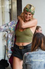 ASHLEY JAMES Out and About in London 04/23/2018