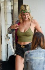ASHLEY JAMES Out and About in London 04/23/2018