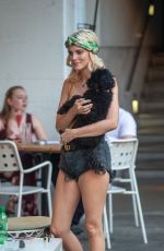 ASHLEY JAMES Out and About in London 04/23/2018