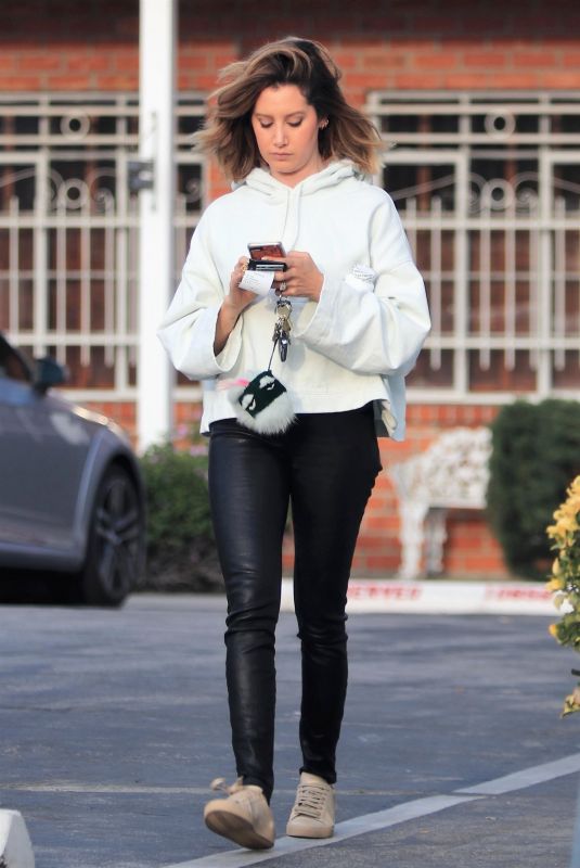 ASHLEY TISDALE Out and About in Los Angeles 04/05/2018