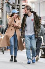 AUBREY PLAZA Out in New York 04/19/2018