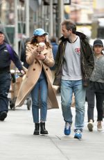 AUBREY PLAZA Out in New York 04/19/2018