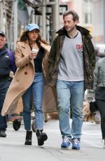 AUBREY PLAZA Out in New York 04/19/2018
