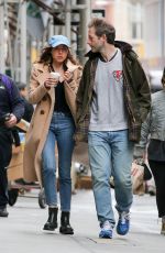 AUBREY PLAZA Out in New York 04/19/2018
