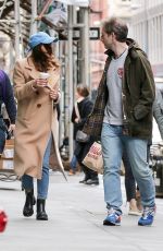 AUBREY PLAZA Out in New York 04/19/2018