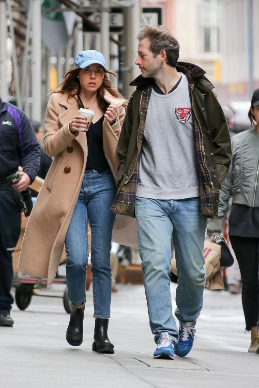 AUBREY PLAZA Out in New York 04/19/2018