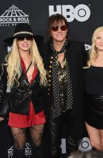 AVA SAMBORA at 33rd Annual Rock & Roll Hall of Fame Induction Ceremony in Cleveland 04/14/2018