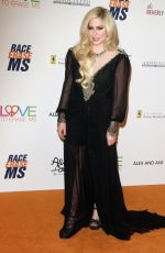 AVRIL LAVIGNE at Race to Erase MS Gala 2018 in Los Angeles 04/20/2018
