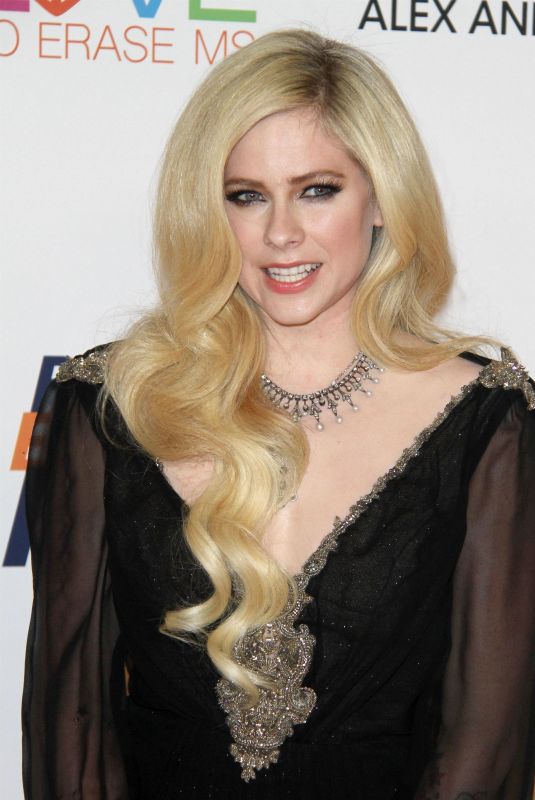 AVRIL LAVIGNE at Race to Erase MS Gala 2018 in Los Angeles 04/20/2018