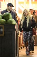 AVRIL LAVIGNE Out Shopping in Los Angeles 04/18/2018