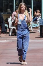 BASKIN and ABBY CHAMPION Out for Lunch in Brentwood 04/25/2018