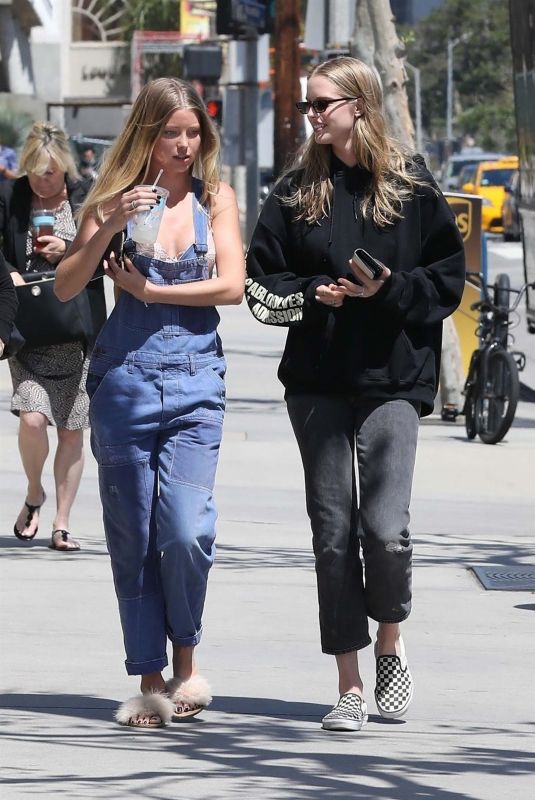 BASKIN and ABBY CHAMPION Out for Lunch in Brentwood 04/25/2018