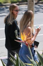 BASKIN and ABBY CHAMPION Out for Lunch in Brentwood 04/25/2018