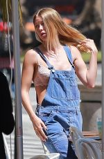 BASKIN and ABBY CHAMPION Out for Lunch in Brentwood 04/25/2018