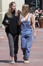 BASKIN and ABBY CHAMPION Out for Lunch in Brentwood 04/25/2018