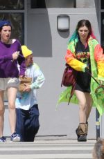 BELLA and DANI THORNE and Mod Sun Leaves Blu Jam Cafe in Los Angeles 04/01/2018