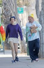 BELLA and DANI THORNE and Mod Sun Leaves Blu Jam Cafe in Los Angeles 04/01/2018