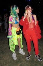 BELLA and DANI THORNE at 2018 Coachella Valley Music and Arts Festival 04/15/2018
