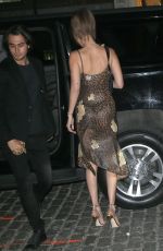 BELLA HADID Arrives at Gigi