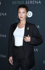 BELLA HADID at Being Serena. Her Story. Her Words Premiere in New York 04/25/2018