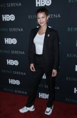 BELLA HADID at Being Serena. Her Story. Her Words Premiere in New York 04/25/2018