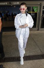 BELLA HADID at LAX Airport in Los Angeles 04/12/2018