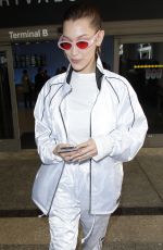 BELLA HADID at LAX Airport in Los Angeles 04/12/2018