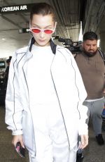 BELLA HADID at LAX Airport in Los Angeles 04/12/2018