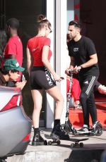 BELLA HADID Out and About in Los Angeles 04/19/2018