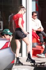 BELLA HADID Out and About in Los Angeles 04/19/2018
