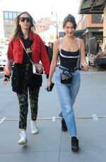 BELLA HADID Out in New York 04/22/2018