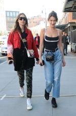 BELLA HADID Out in New York 04/22/2018