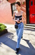 BELLA HADID Out in New York 04/22/2018