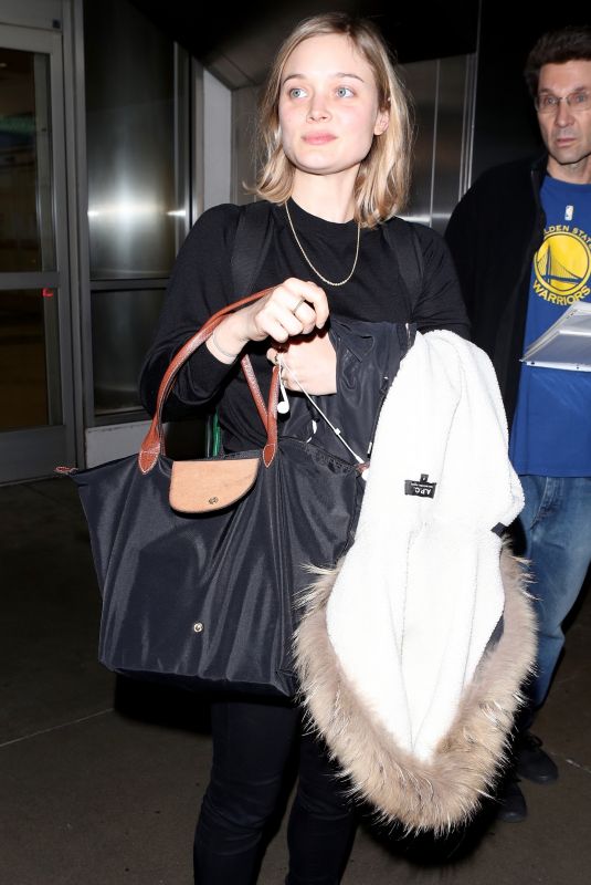 BELLA HEATHCOTE at Los Angeles International Airport 04/20/2018
