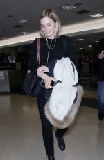 BELLA HEATHCOTE at Los Angeles International Airport 04/20/2018