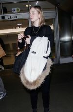 BELLA HEATHCOTE at Los Angeles International Airport 04/20/2018