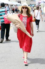 BETHANY JOY LENZ Buys Some Flowers at Farmer