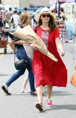 BETHANY JOY LENZ Buys Some Flowers at Farmer
