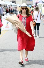 BETHANY JOY LENZ Buys Some Flowers at Farmer