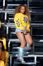 BEYONCE Performs at Coachella Valley Music and Arts Festival in Palm Springs 04/14/2018
