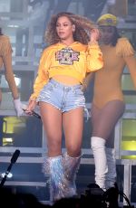 BEYONCE Performs at Coachella Valley Music and Arts Festival in Palm Springs 04/14/2018