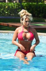 BIANCA GASCOIGNE in Bikini at a Pool in Dubai 04/14/2018