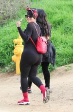 BLAC CHYNA Out Hiking at Runyon Canyon in Los Angeles 03/31/2018